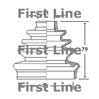 FIRST LINE fcb2143 -  Пыльник, приводной вал